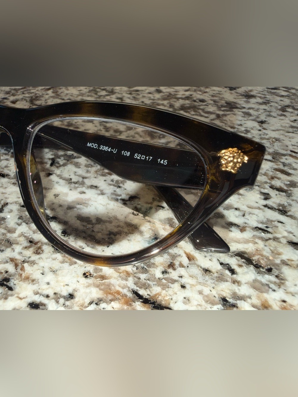 Versace VE3364U Tortoise Shell Cat Eye Frames – Medusa Logo – With Case - Picture 3 of 14
